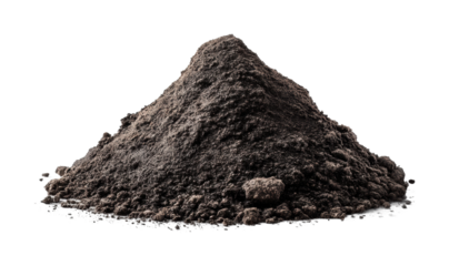 Soil composition analysis for gardening laboratory scientific study, isolated on transparent background, png