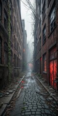 Fototapeta premium old town street