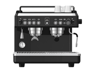 coffee machine isolated on white