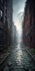 Fototapeta premium old town street
