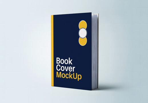 Editable Book Cover Mockup