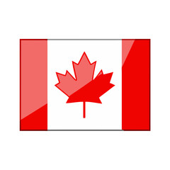 Obraz premium The National Flag Of The Canada 