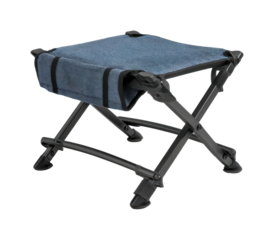 Relaxing portable folding stool camping furniture natural view, isolated on transparent background, png