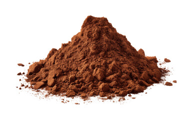 Baking cocoa powder usage kitchen food preparation, isolated on transparent background, png