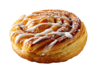 Fresh cinnamon roll delight bakery food cozy atmosphere, isolated on transparent background, png