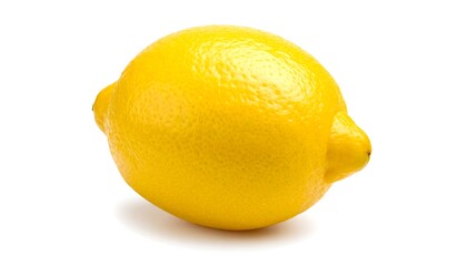 Single fresh lemon