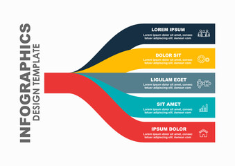Infographic design template with place for your data. Vector illustration.
