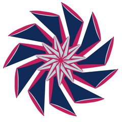 abstract mandala circle design