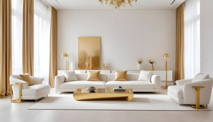 Photo interior modern design room 3d illustration