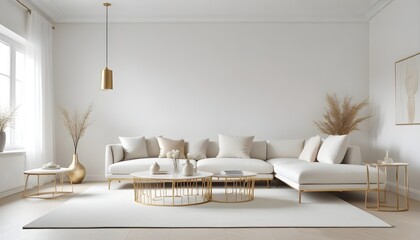 Photo interior modern design room 3d illustration