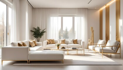 Photo interior modern design room 3d illustration