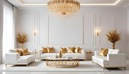 Photo interior modern design room 3d illustration