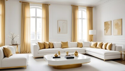 Photo interior modern design room 3d illustration