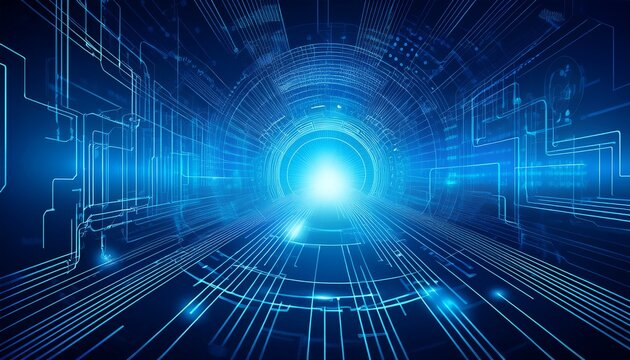 abstract technology digital hi tech concept background