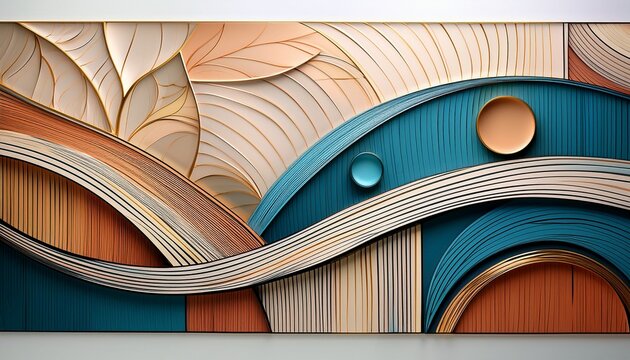 abstract image showcasing hand drawn geometric patterns with a freeform artisanal quality merging intricate lines and organic shapes in a harmonious design that capture