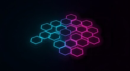 abstract background with glowing circles