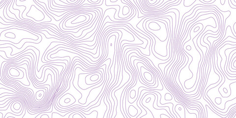 abstract pink luxury topographic line Background of the topographic map. Topographic map lines, contour background. Geographic abstract grid.
