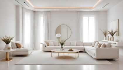 Photo interior modern design room 3d illustration