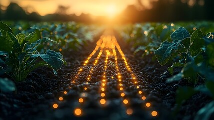 Futuristic vision of quantum enhanced agriculture and nutrient distribution