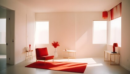 Photo interior modern design room 3d illustration
