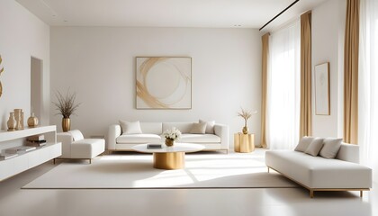Photo interior modern design room 3d illustration
