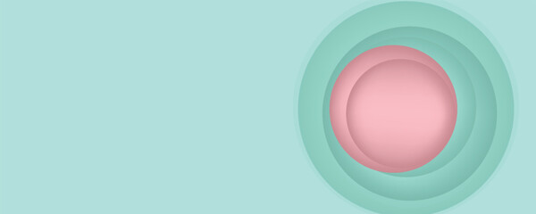 Abstract. Colorful pastels pink ,mint green geometric shape overlap background. paper art style ,light and shadow. vector.