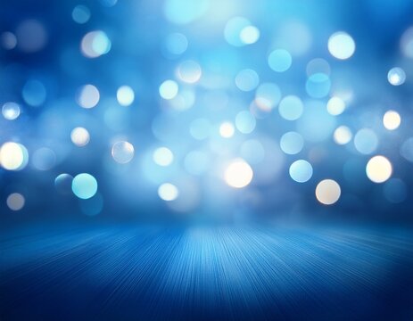 ethereal blue background with soft glowing lights and bokeh effect for abstract use in design art and digital media projects
