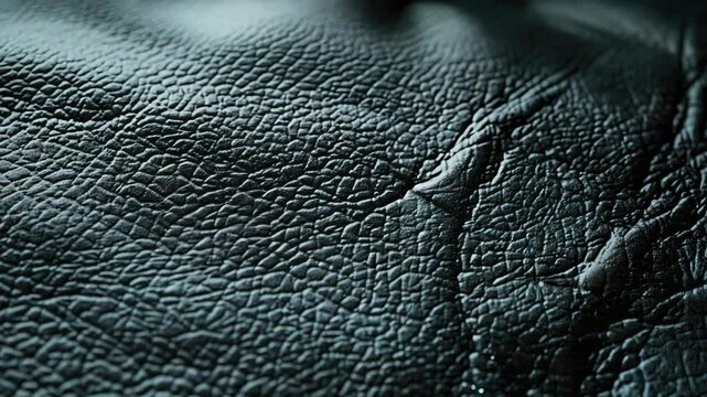 Rough and worn textured fabric with imperfect stitching, suitable for a variety of products such as handbags, shoes or furniture.