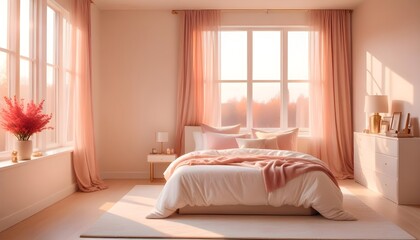 Photo interior modern design room 3d illustration