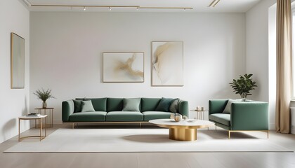 Fototapeta premium Photo interior modern design room 3d illustration