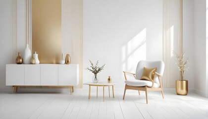 Photo interior modern design room 3d illustration