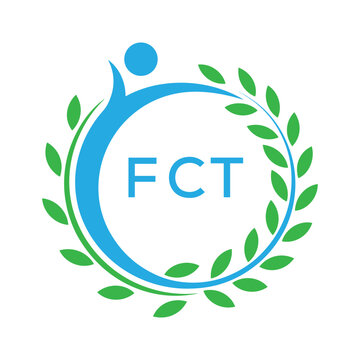 FCT letter logo. FCT blue image on white background. FCT Monogram logo design for entrepreneur and business. . FCT best Sports club logo.
