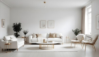 Photo interior modern design room 3d illustration