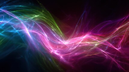 Fototapeta premium swirling vibrant cosmic energy flow