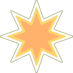 Fototapeta premium abstract star burst design