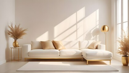 Photo interior modern design room 3d illustration