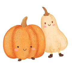 cute cartoon pumpkins