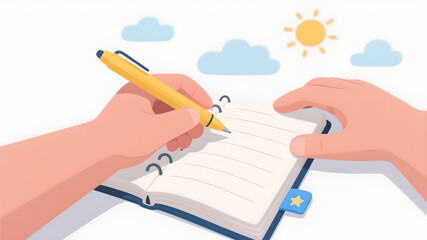 hand drawing with pencil