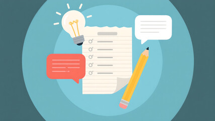 vector illustration of a flat design concept