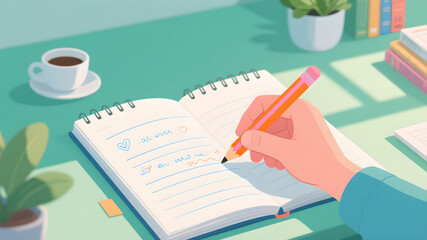 back to school concept with school supplies