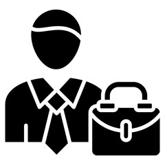 Occupational glyph icon