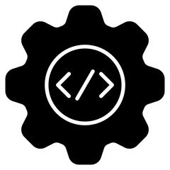 Code glyph icon