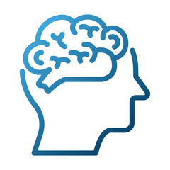 THINKING PROCESS Outline Illustration