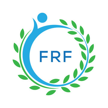 FRF letter logo. FRF blue image on white background. FRF Monogram logo design for entrepreneur and business. . FRF best Sports club logo
