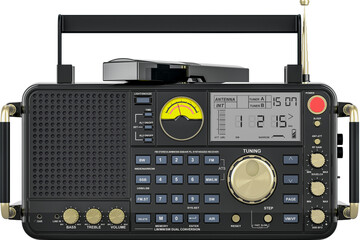 Desktop Receiver. Portable desktop double-conversion receiver with FM Stereo. png