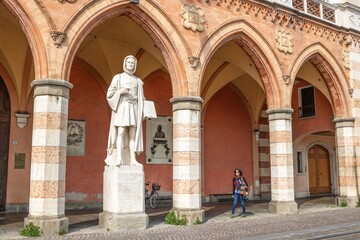 padua, italien - loggia amulea am prato della valle