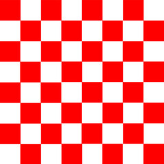 red and white checkered background