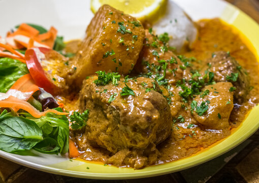 Maff&eacute; s&eacute;n&eacute;galais au beurre de cacahu&egrave;te 