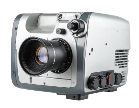 Modern Multimedia Projector Isolated on Transparent Background