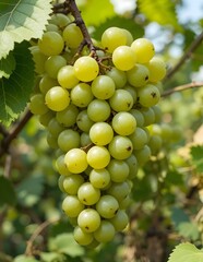 grapes on vine